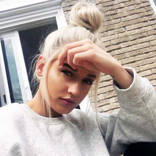 blonde-with-top-knot