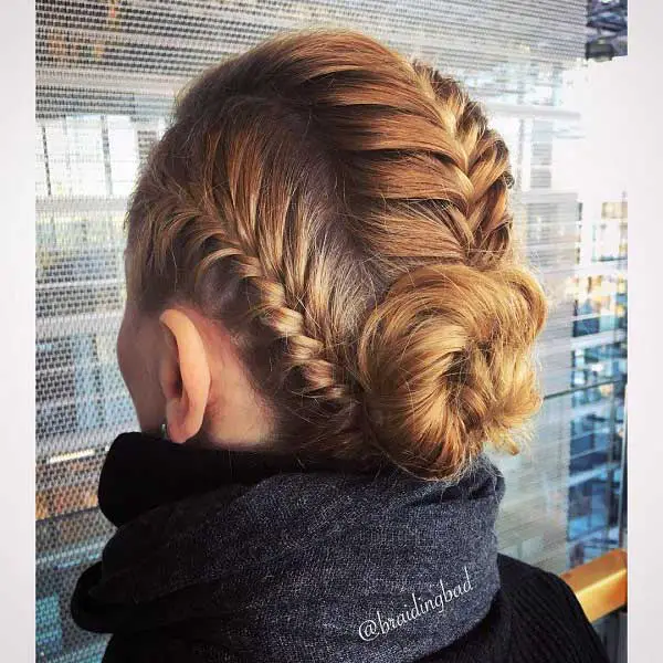 fishtail-braid-bun 