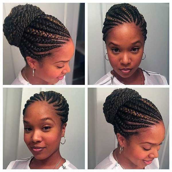 ghana-braids-bun-Hairstyle