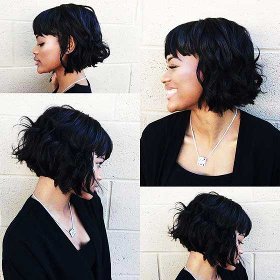 layered-bob-with-bangs-black-hair 