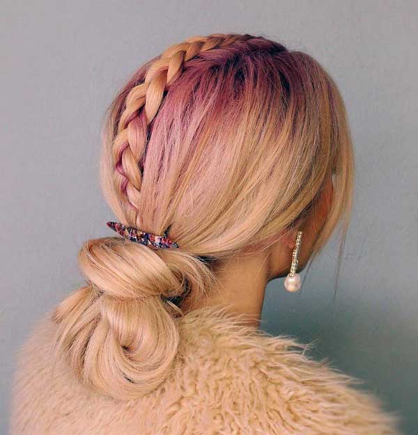 middle-braid-bun 