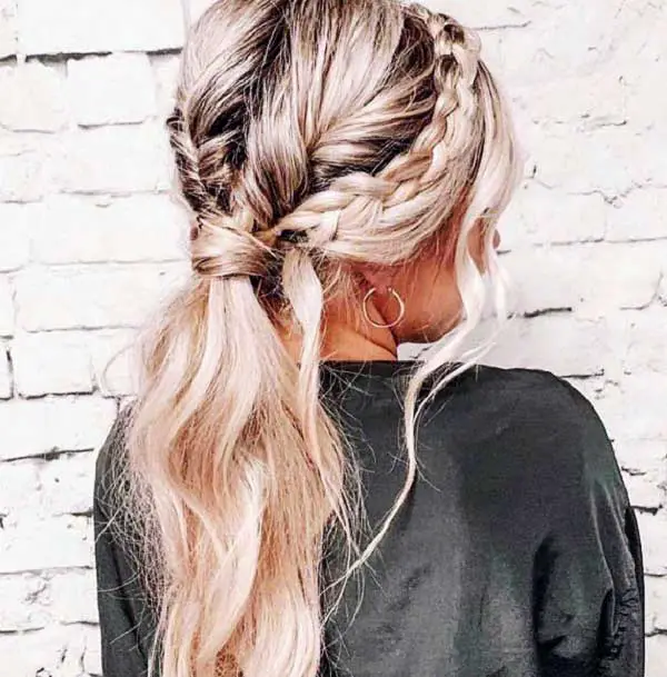 ponytail-braids-with-weave