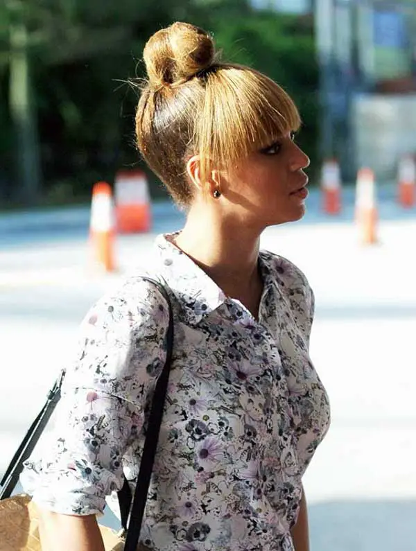 top-knot-bun-with-bangs