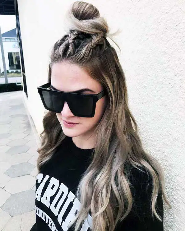 top-knot-bun-with-braids