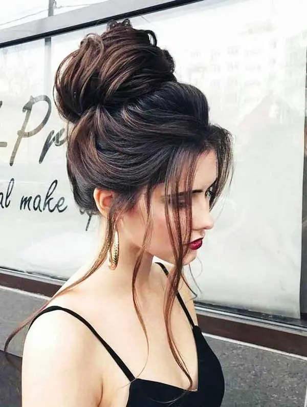 top-knot-for-thick-hair