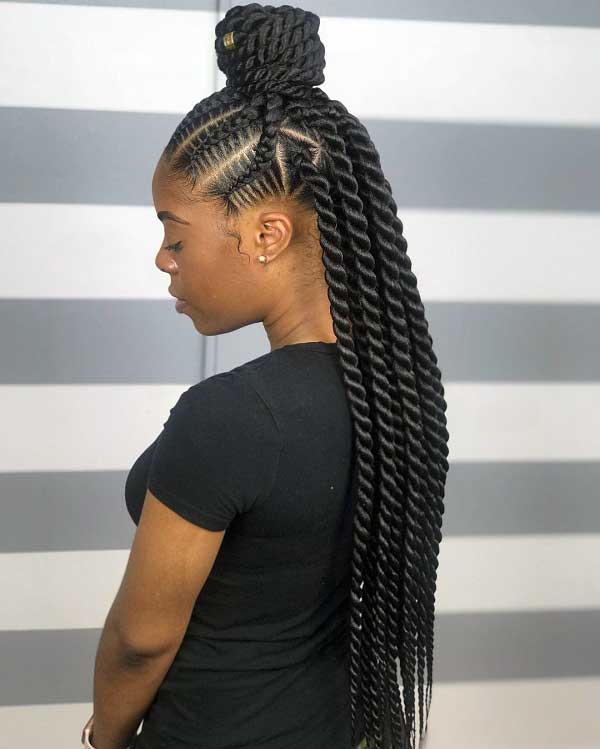 twist-ponytail-for-black-hair