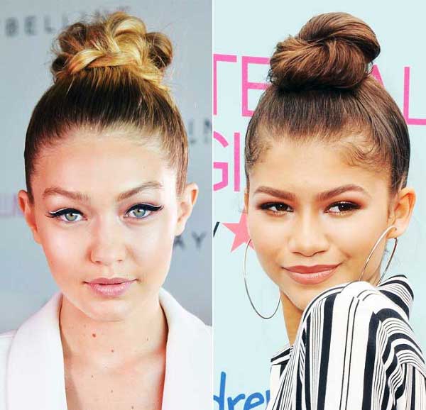 twisted-top-knot-bun 