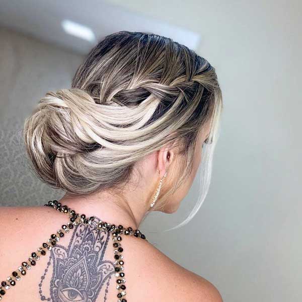 waterfall-braid-into-bun 