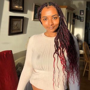 Trendy Burgundy Box Braids To Be Your Next Hairstyle In