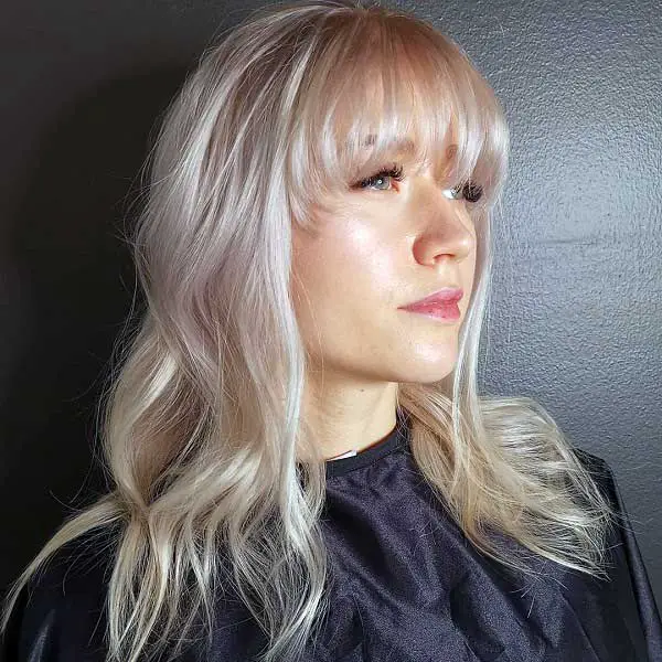 80 Popular Medium Hair With Bangs To Express Your Personality - HqAdviser