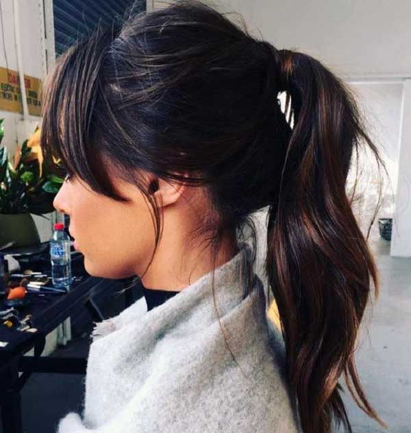 Messy-ponytail-with-bangs