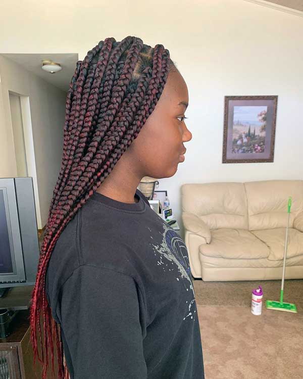 black-and-red-box-braids