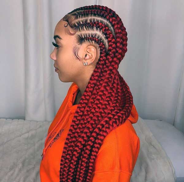 long-red-box-braids