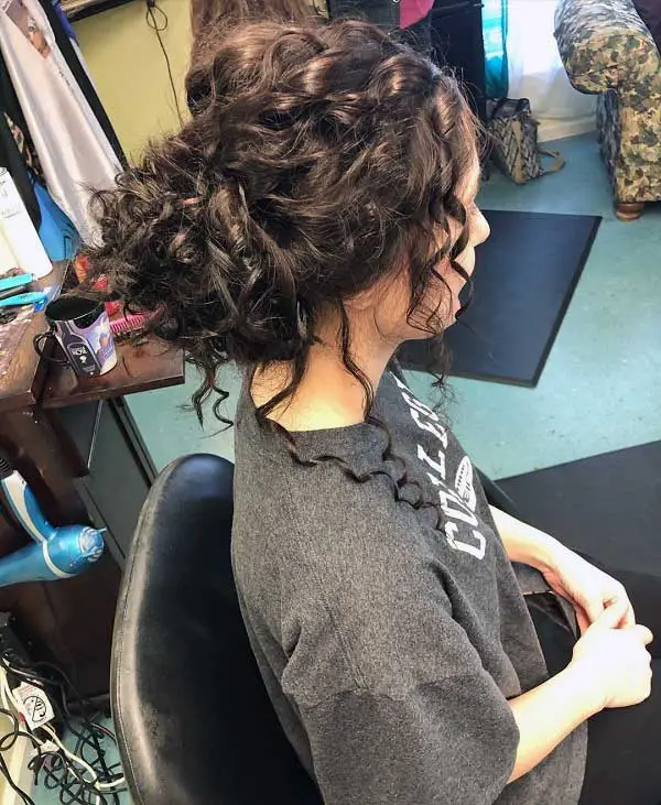 messy-updos-for-curly-hair