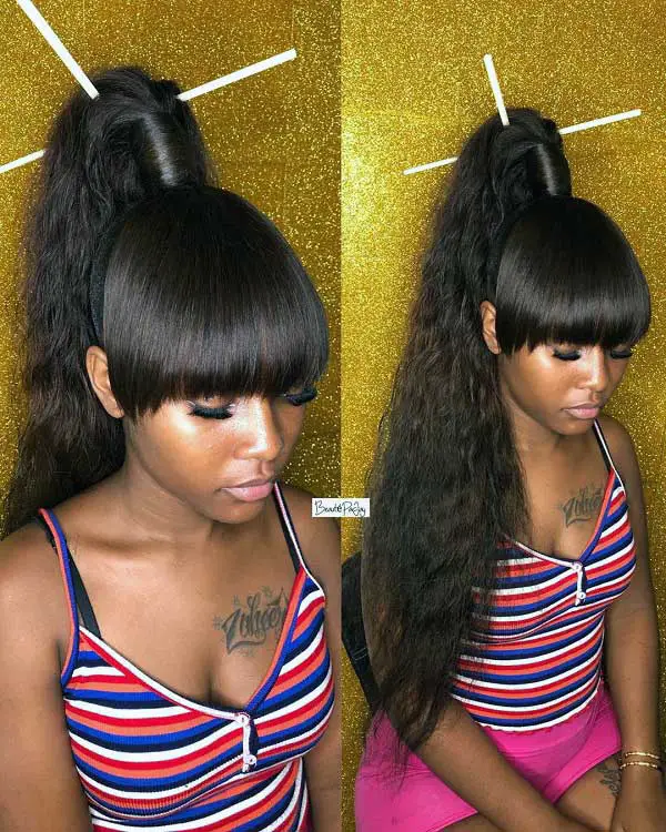 weave-ponytails-with-chinese-bangs