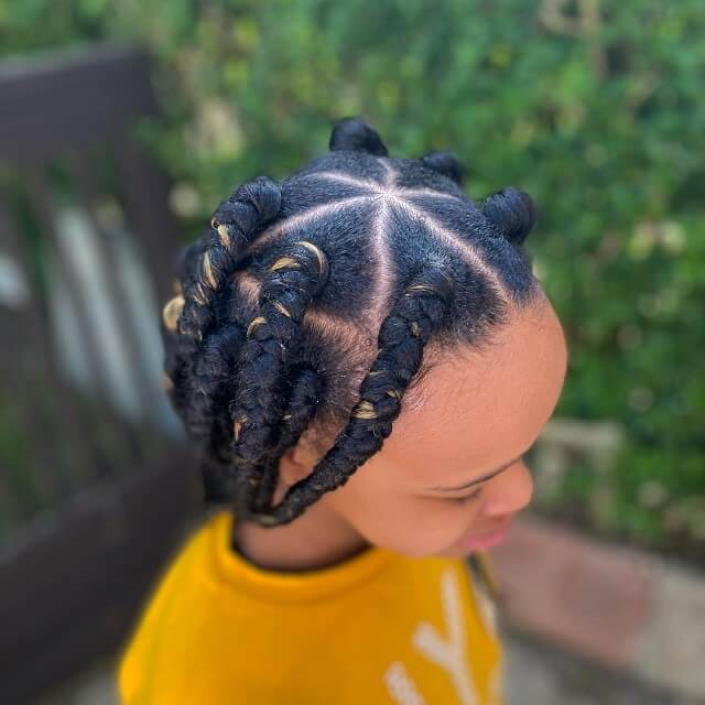 big box braids for kids  