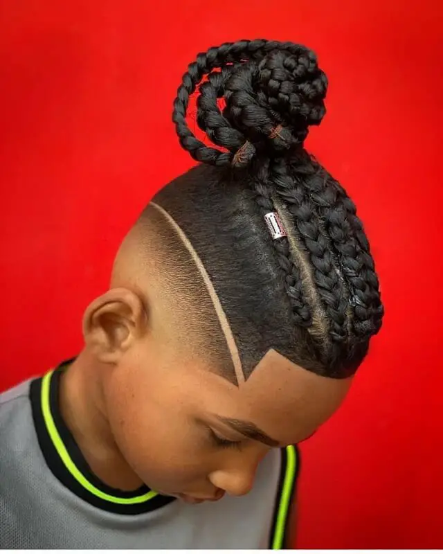 little black boy braided mohawk