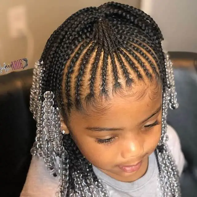 medium box braids for kids 