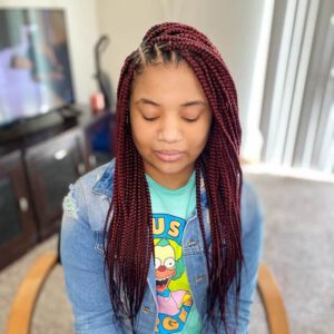 34 Trendy Burgundy Box Braids To Be Your Next Hairstyle in 2022