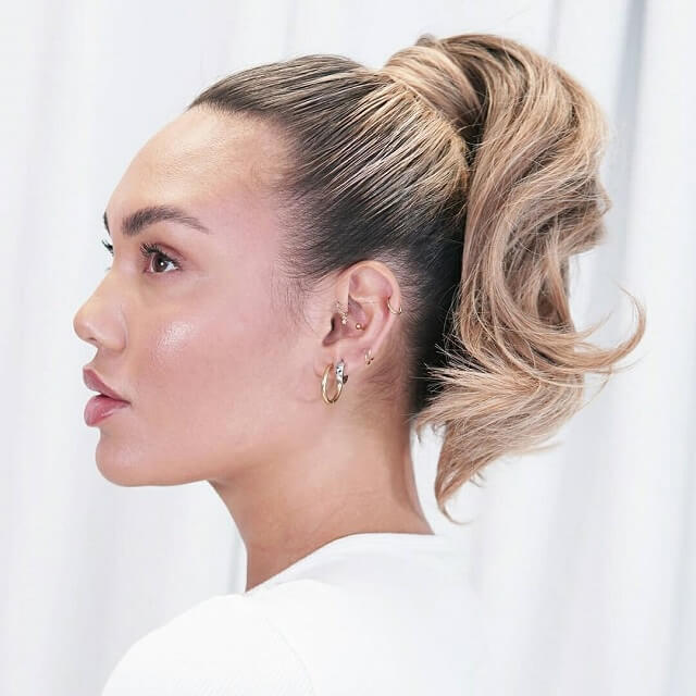 clip on ponytail for short hair