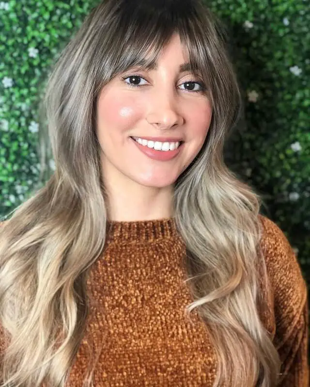layered bangs for oval faces