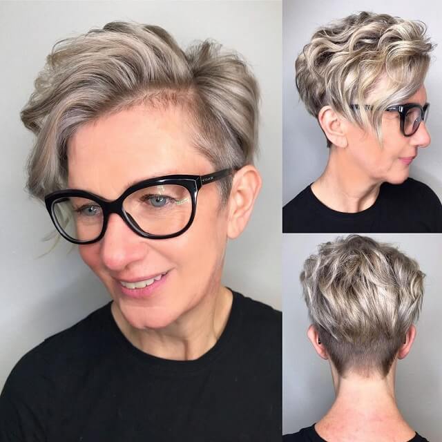 Blonde Pixie Cut For Women Over 50