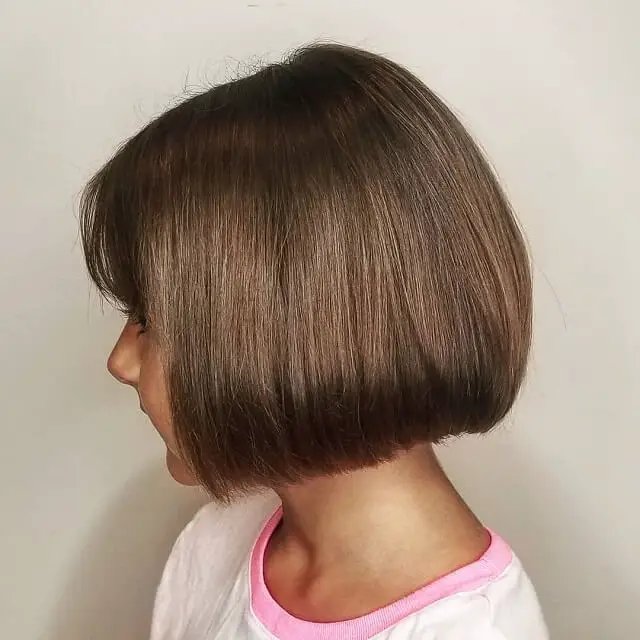 Blunt Bob Haircut for Little girl 