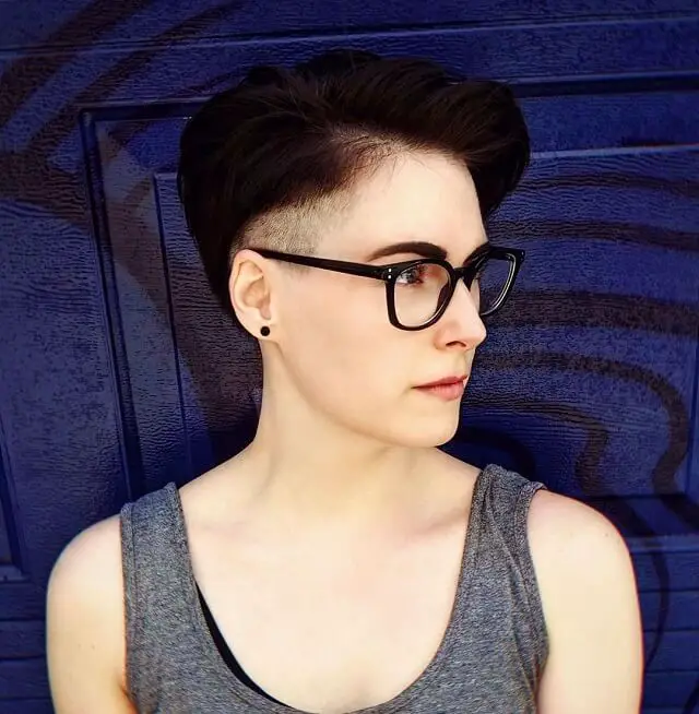 Classic undercut pixie