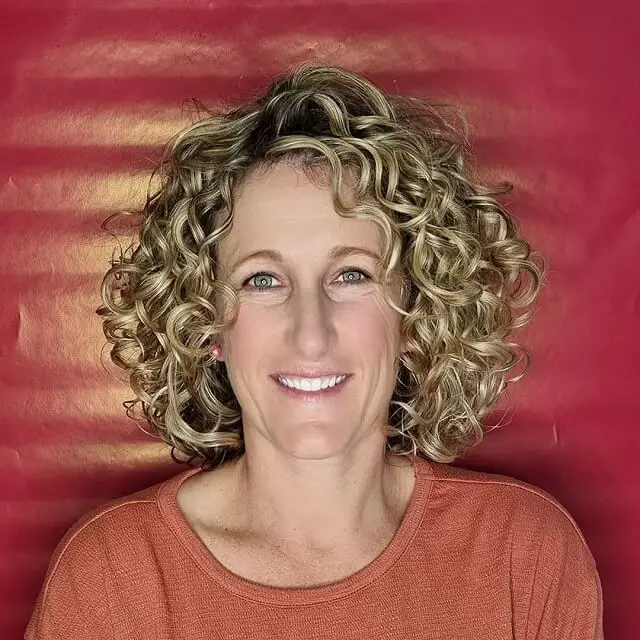 Curly Bob For Older Women