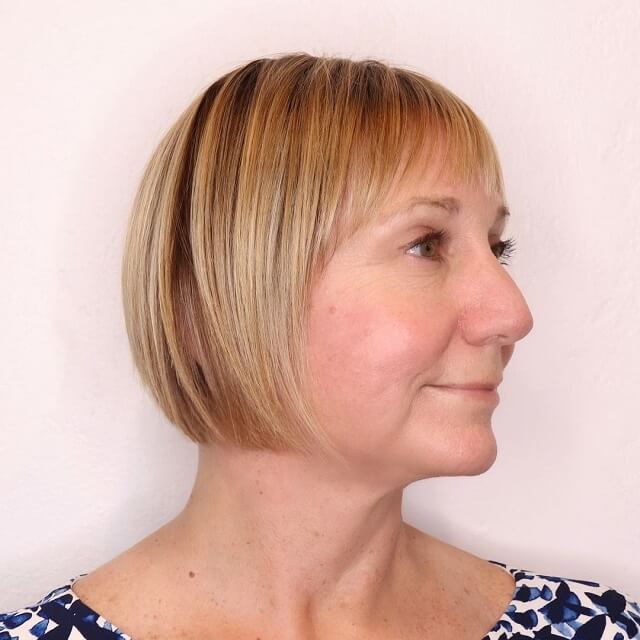 Low Maintenance Short Haircut for women over 50