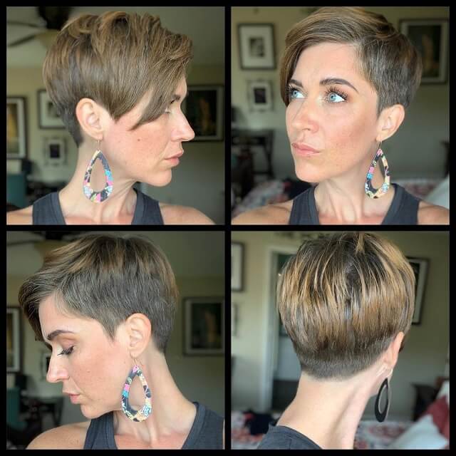 asymmetrical undercut pixie