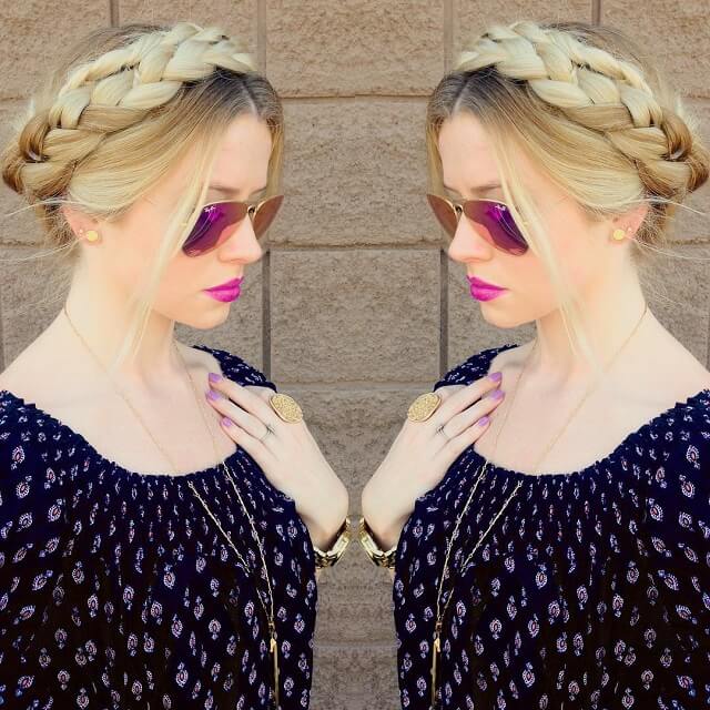 bohemian milkmaid braid