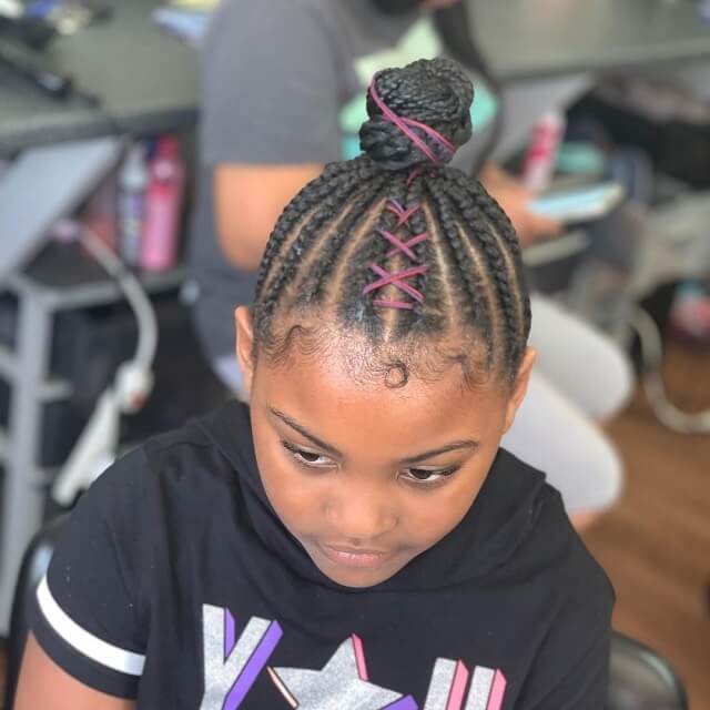 bun hairstyles for black toddlers