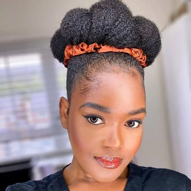 donut bun hairstyles for black hair