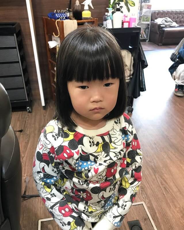 fringe bob for Little Girls 