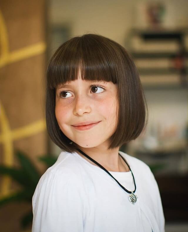 little girl bob with bangs 