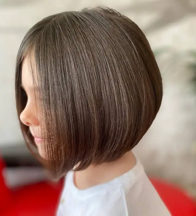 little girl inverted bob