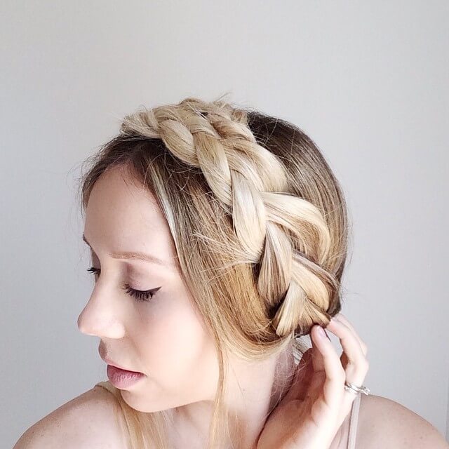 milkmaid braid headband