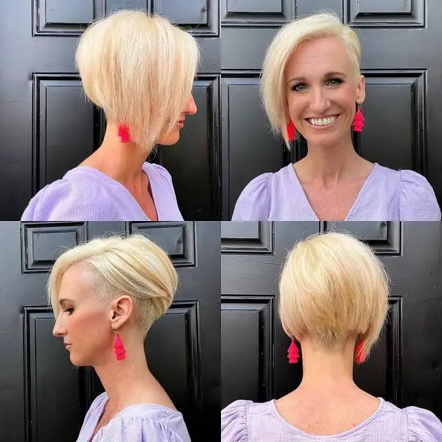 pixie undercut for older women