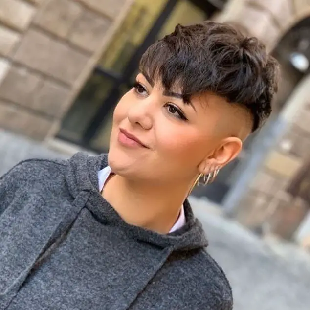 pixie undercut with bangs 