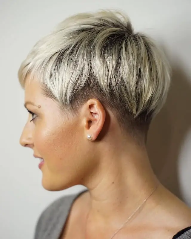 pixie with nape undercut