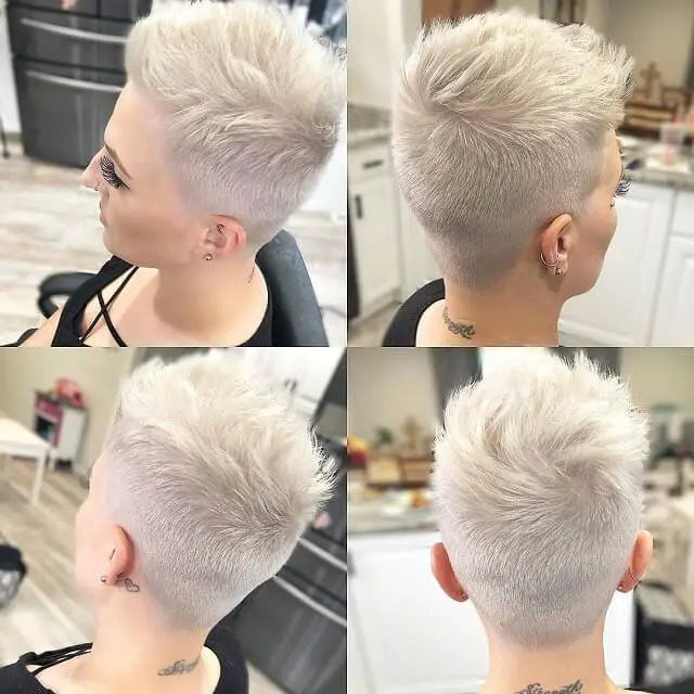 platinum pixie undercut 