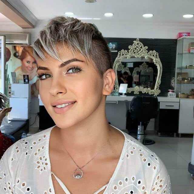 shaved undercut pixie