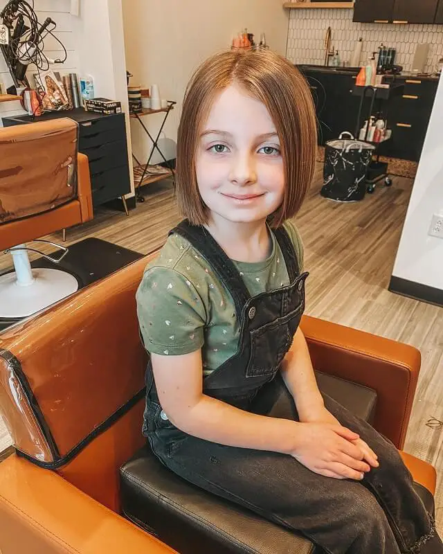 short bob haircut little girl