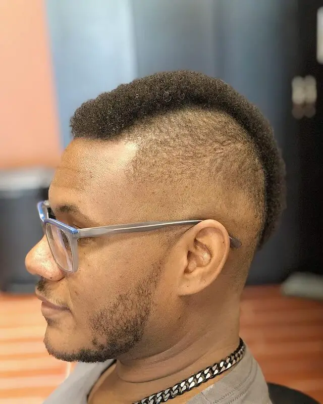 short mohawk hairstyles for black men
