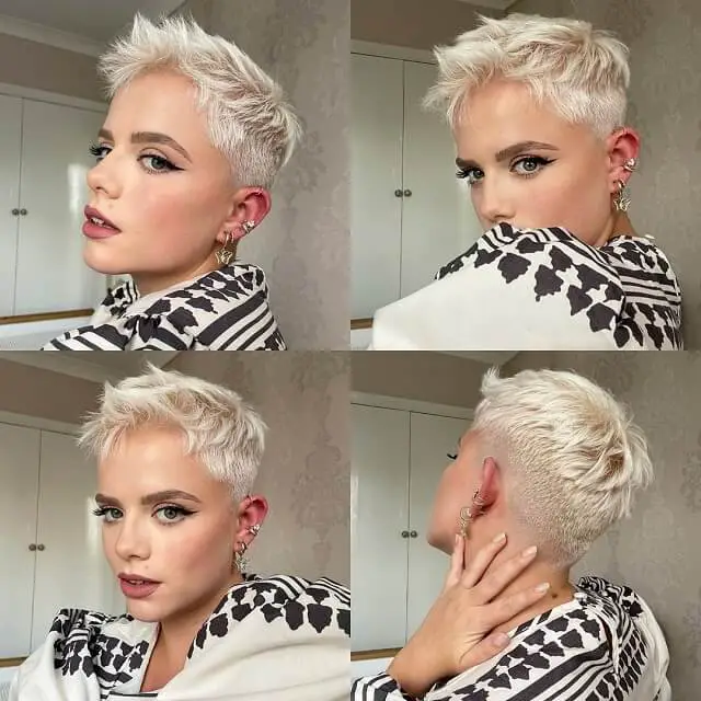 short undercut pixie