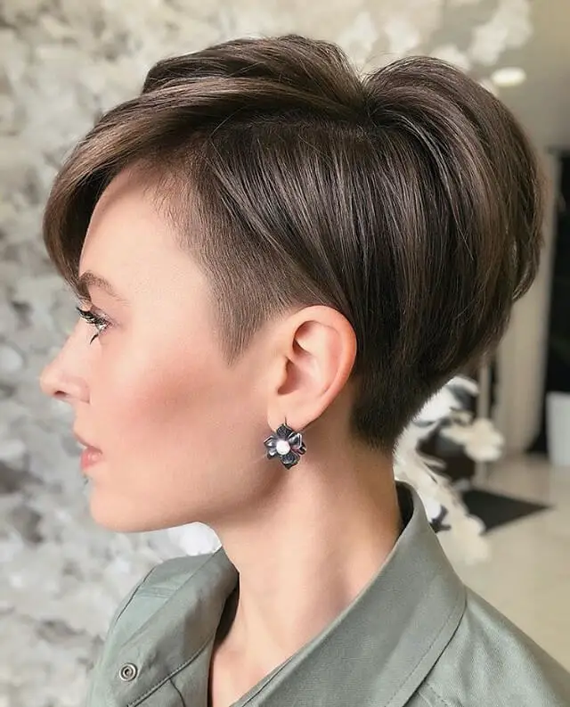 undercut pixie cuts for thick hair