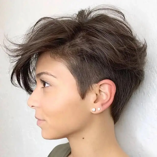 undercut pixie for fine hair