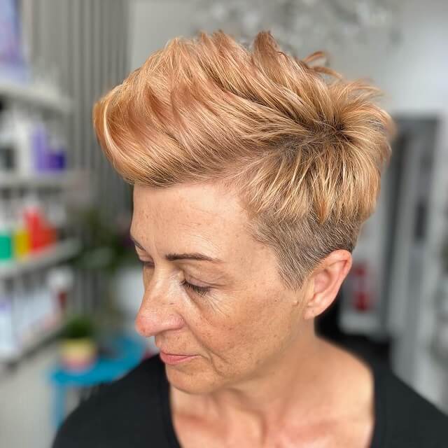 undercut pixie over 50 