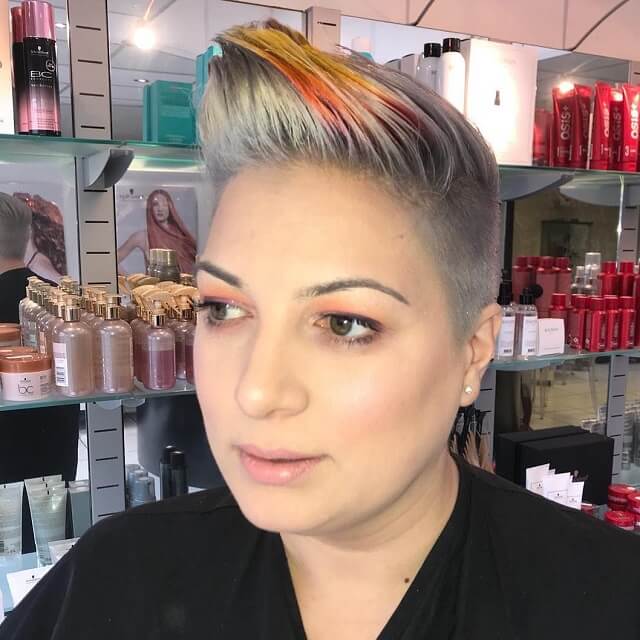 undercut pixie round face